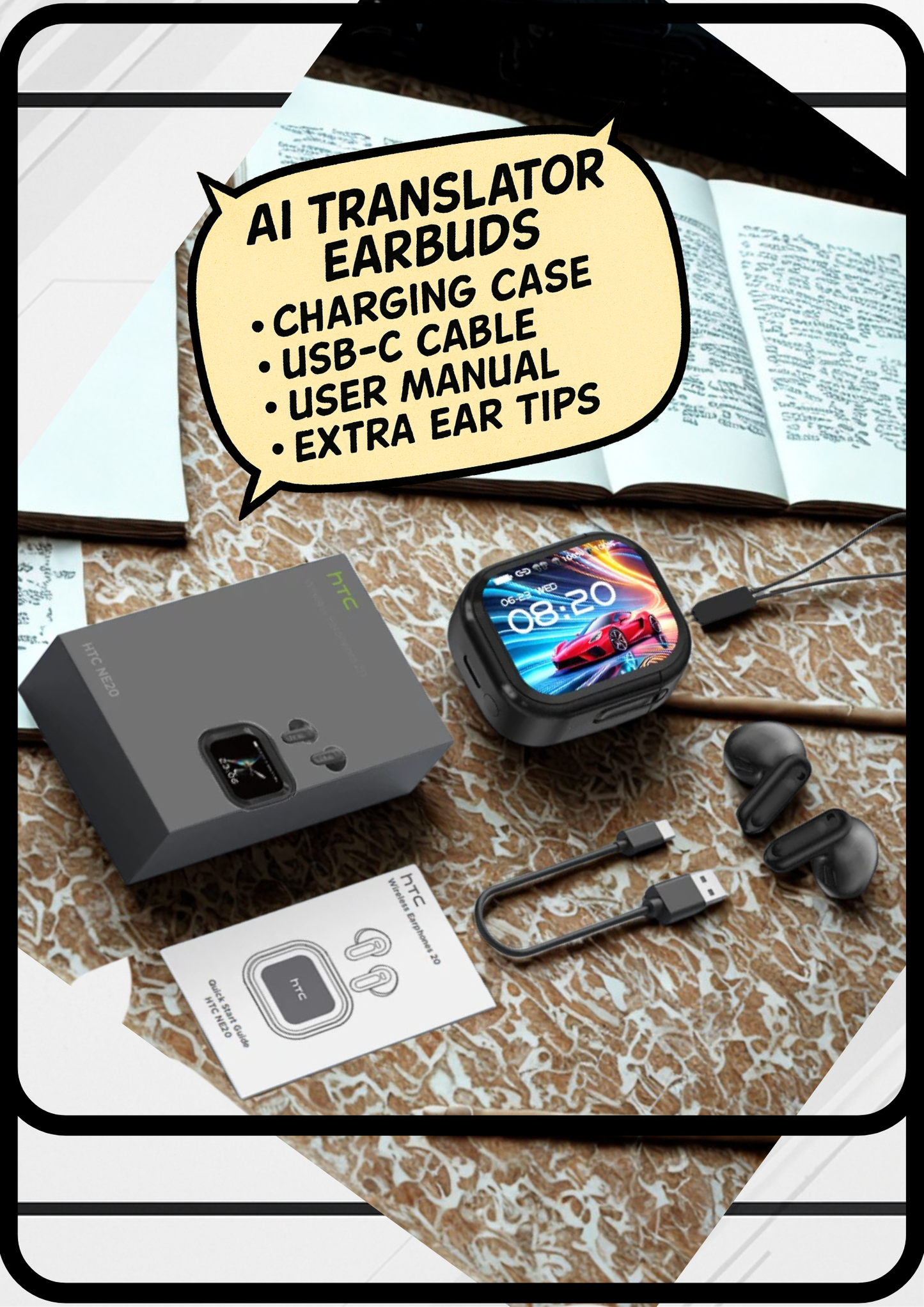 🎧 AI TRANSLATOR EARBUDS - Break Every Language Barrier!