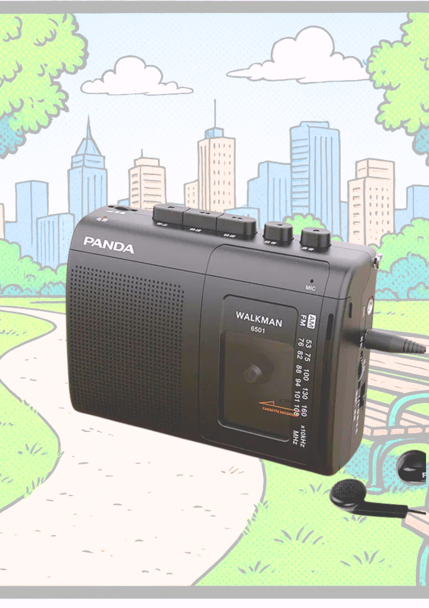 "Retro Walkman - Cassette Music Hero! 🎵"