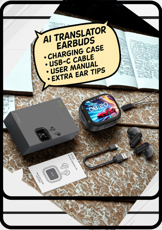 🎧 AI TRANSLATOR EARBUDS - Break Every Language Barrier!