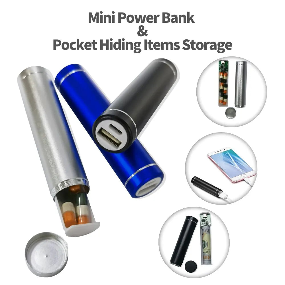 🔋 CYLINDRICAL POWER BANK - Compact Power Revolution!