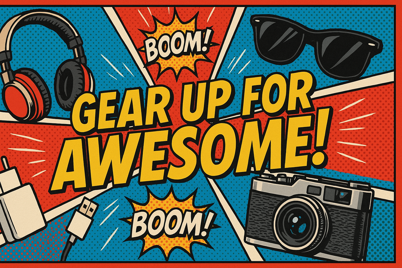 Comic slide 2 with GEAR UP FOR AWESOME