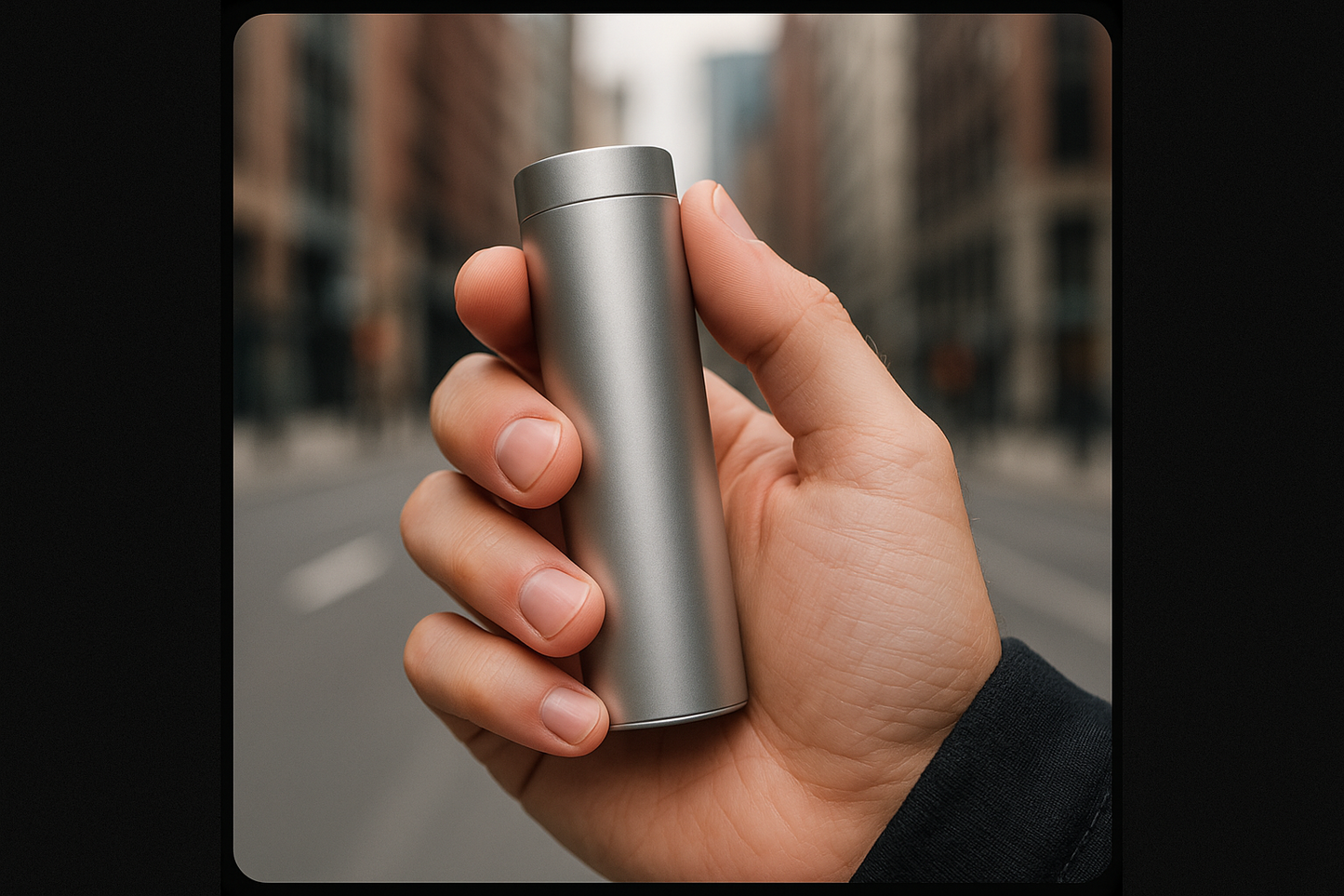 🔋 CYLINDRICAL POWER BANK - Compact Power Revolution!